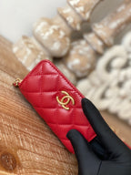 CHL -  Clutch With Chain Red For Women Bags 4.8in/12.3LO