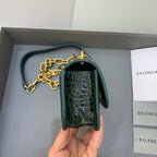 BLN-Ciaga Gossip Small On Chain Shoulder Bag Dark Green, For Women,  Bags 7.4in/19LO