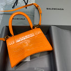 BLN-Ciaga Hourglass Small Handbag In Orange, For Women,  Bags 9in/23LO