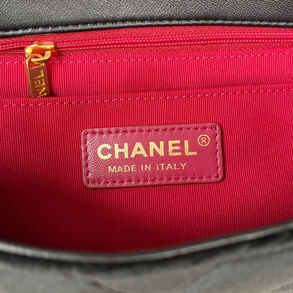 CHL -  Flap Bag Gold Hardware Black For Women Handbags, Shoulder Bags 9.4in/24LO AS3451