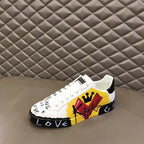 Dolce &amp; GaB-Berry - BB ana Limited Edition Portofino Sneakers White For Men DG Shoes