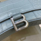 BLN-Ciaga Hourglass Wallet On Chain in Blue, For Women,  Bags 7.6in/19LO