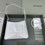 BLN-Ciaga XX Small Hobo Bag In White, For Women,  Bags 7.8in/20LO 6955892108Y9001