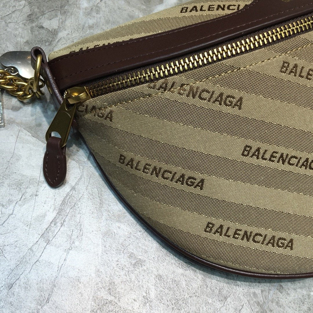 BLN-Ciaga Souvenir XS Belt Bag In Brown, For Women,  Bags 9.5in/24LO