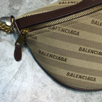 BLN-Ciaga Souvenir XS Belt Bag In Brown, For Women,  Bags 9.5in/24LO