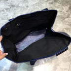 BLN-Ciaga Navy Medium Cabas Tote Bag In Blue, For Women,  Bags 14.1in/36LO