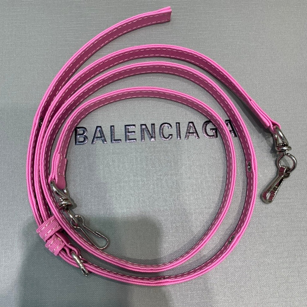 BLN-Ciaga Le Cagole Medium Bucket Bag In Pink, For Women,  Bags 11.8in/30LO