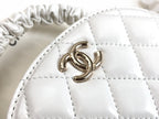 CHL - Vanity Case Shiny Gold White Bag For Women 9.5LO/3.7in