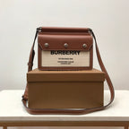 B-Berry - BB  Mini Horseferry Print Title Bag With Pocket Detail Malt Brown For Women, Bags 7.5in/19LO 80146111