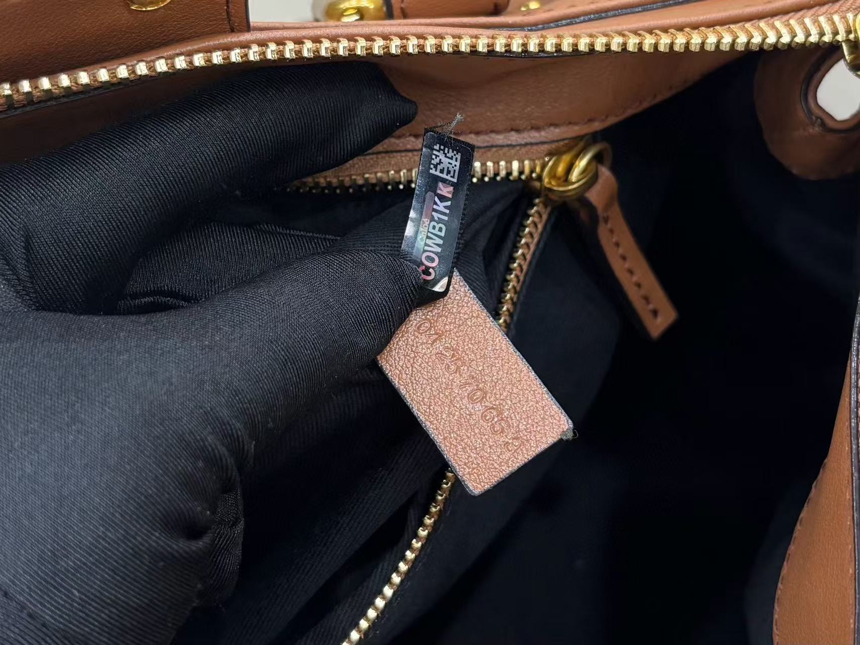 Chloe 2025 Paddington Bag Brown Grained Leather