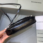 BLN-Ciaga Le Cagole Mini Bag With Chain Black, For Women,  Bags 8.2in/21LO 69581423EJY1000