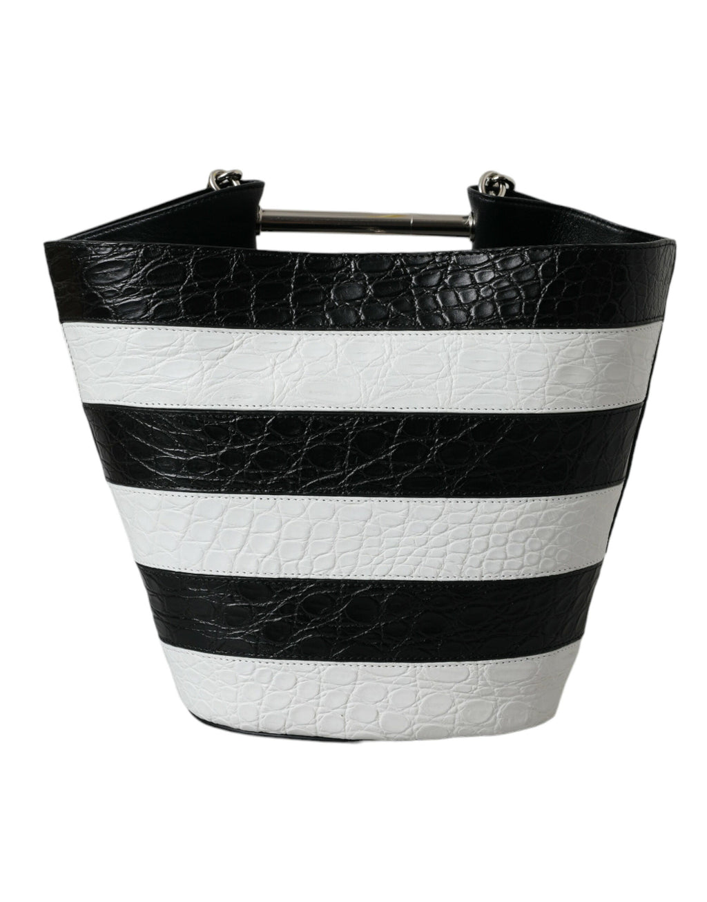 Blnciaga Chic Crocodile Leather Maxi Bucket Women's Bag