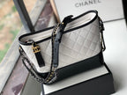 CHL - Gabrielle Hobo Handbag White/Black For Women Bags, Shoulder And Crossbody Bags 9.8in/25LO A93824 Y61477 C0200