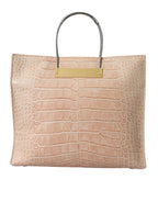 Blnciaga Alligator Leather Chic  Tote Women's Bag