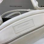 BLN-Ciaga Small Editor  Bag In White, For Women,  Bags 13in/33LO