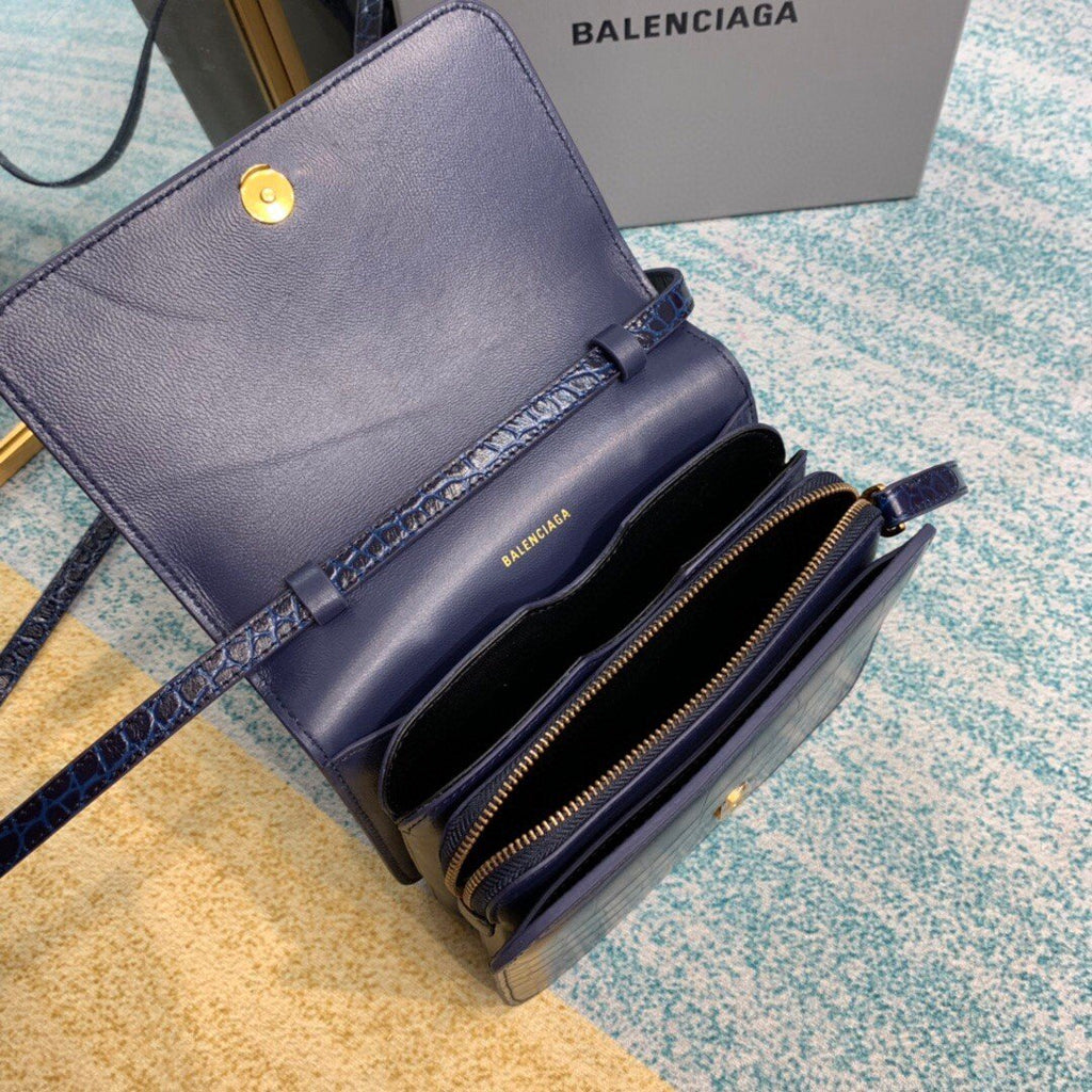 BLN-Ciaga Bolso Bandolera B In Dark Blue , For Women,  Bags 7in/18LO