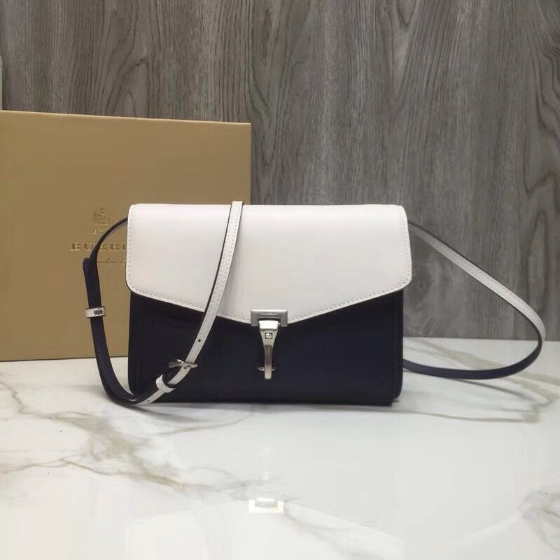 B-Berry - BB  Small Macken Colorblock Crossbody Black/White Bag For Women, Bags 9.5in/24LO