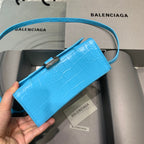 BLN-Ciaga Hourglass XS Handbag In Blue, For Women,  Bags 7.4in/19LO 5928331LR6Y4624