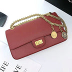 CHL - Maroon Medallion Nude Reissue 2.55 Classic 225 Flap Red Bag For Women 24LO/9.4in