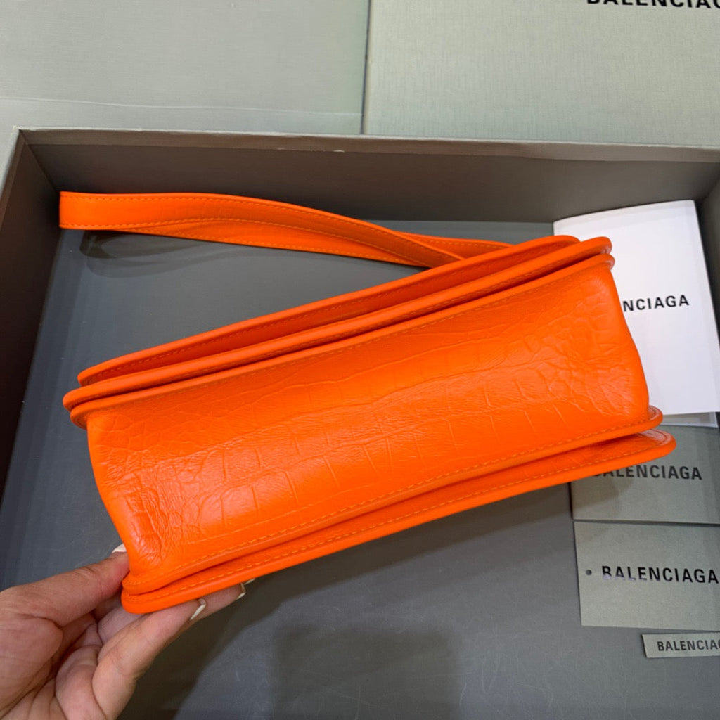BLN-Ciaga Gossip Small Shoulder Bag Orange, For Women,  Bags 9.1in/23LO