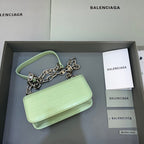 BLN-Ciaga Gossip Small On Chain Shoulder Bag Light Green, For Women,  Bags 7.4in/19LO