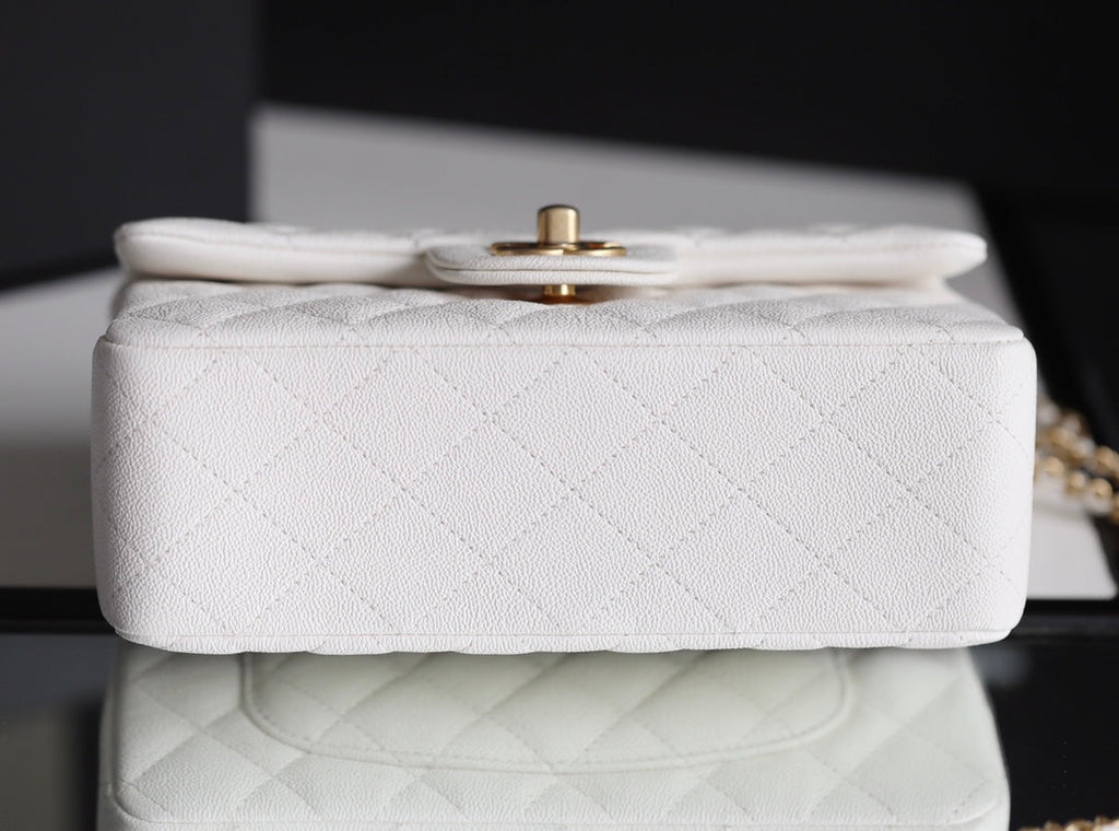 CHL - Mini Flapbag With Top Handle White For Women 7.8in/20LO