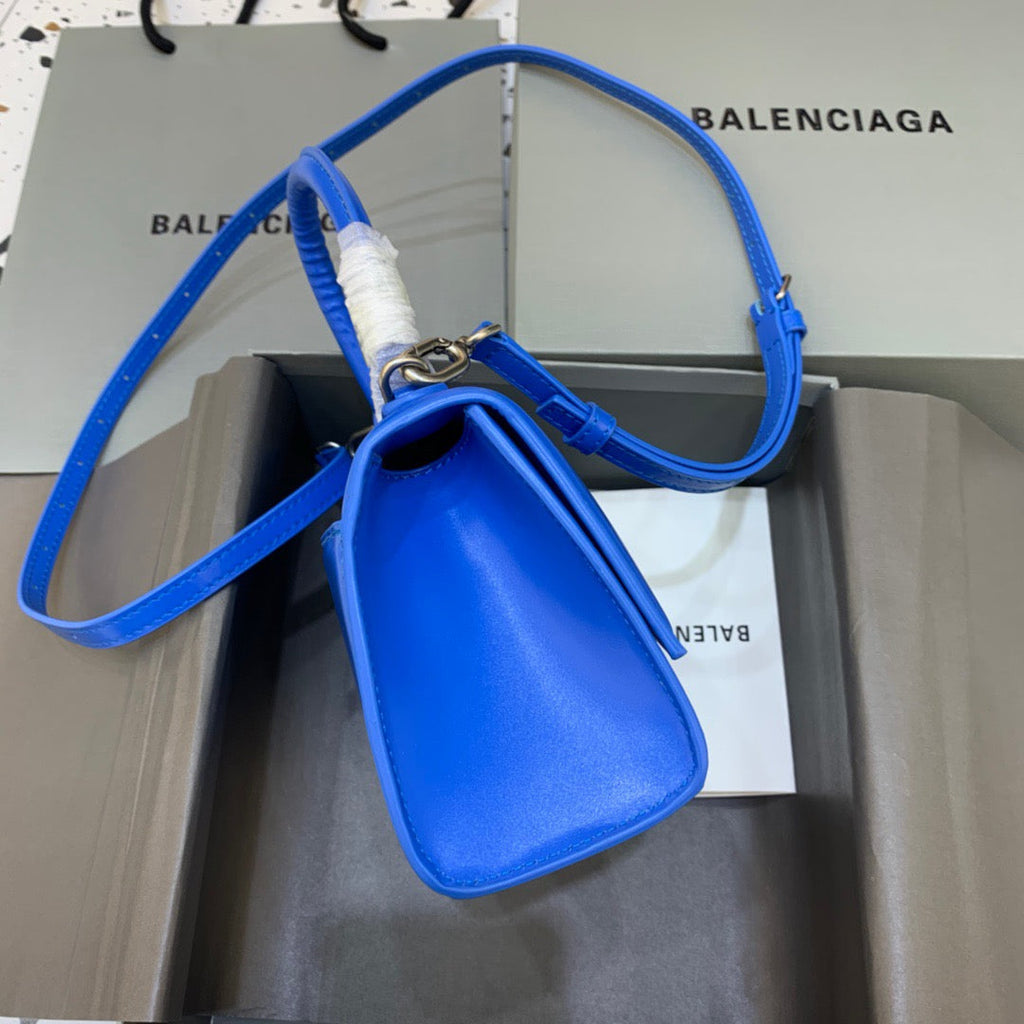 BLN-Ciaga Hourglass XS Handbag In Dark Blue, For Women,  Bags 7.4in/19LO