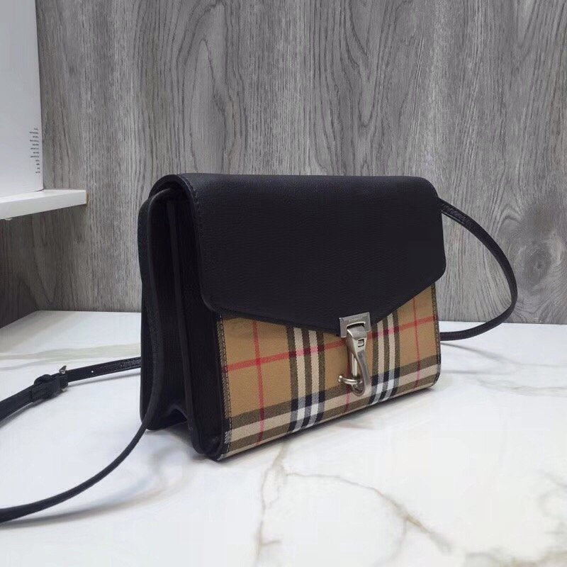 B-Berry - BB  Small  Check And Crossbody Bag Black For Women, Bags 9in/24LO