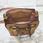 B-Berry - BB  The Small Equestrian Knight Top Handle Belt Bag Brown For Women, Bags 14in/36LO