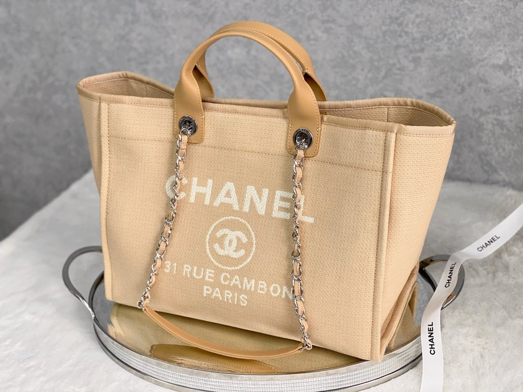 CHL - Small Shopping Bag SilLusso Official - Hardware Raffia For Women Handbags, Shoulder Bags 15.2in/39LO AS3257