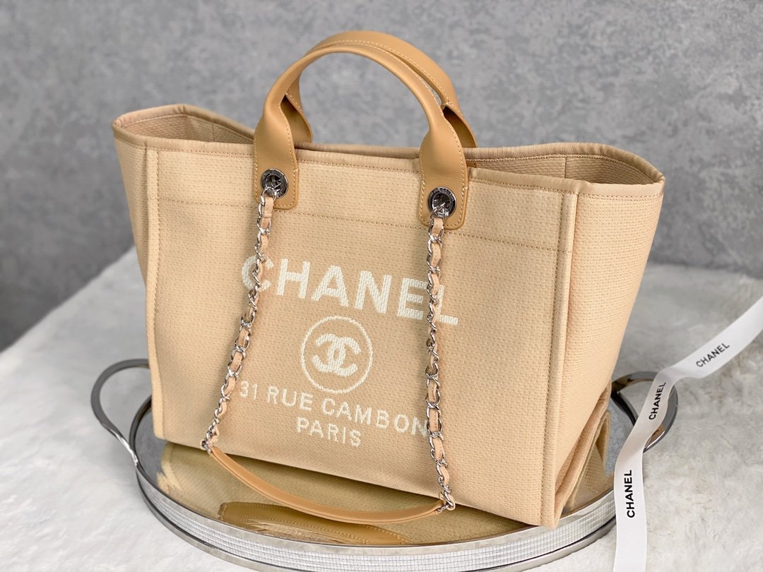 CHL - Small Shopping Bag SilLusso Official - Hardware Raffia For Women Handbags, Shoulder Bags 15.2in/39LO AS3257