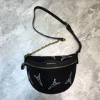 BLN-Ciaga Souvenir XS Belt Bag In Black, For Women,  Bags 9.5in/24LO