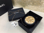 CHL - Round Sling Bag Gold Toned For Women 4.7in/12LO