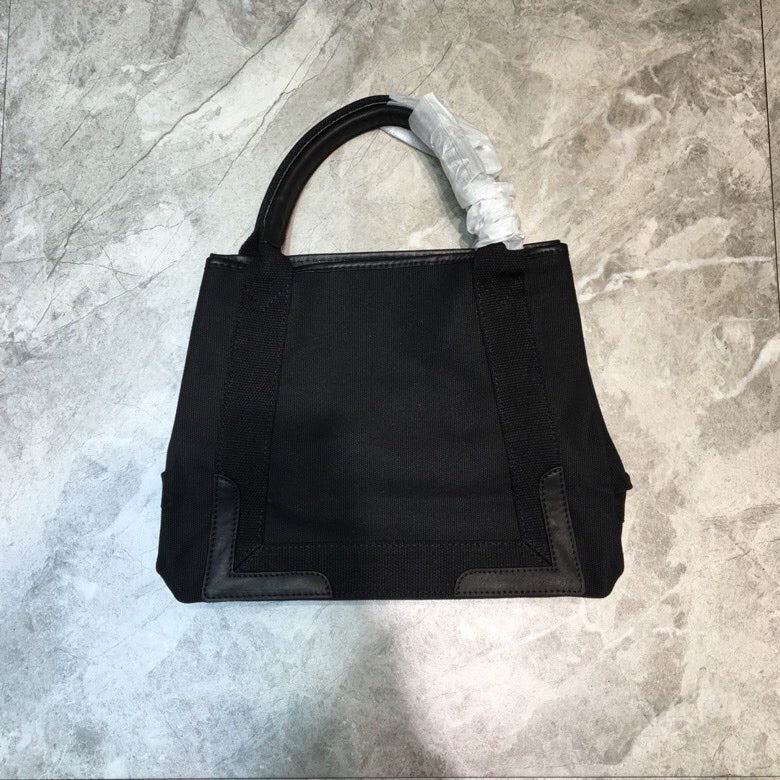 BLN-Ciaga Navy Small Cabas Tote Bag In Black, For Women,  Bags 18.5in/47LO 3399332HH3N1000