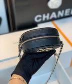 CHL - Round Bag Crossbody  Black For Women 4.7in/12LO