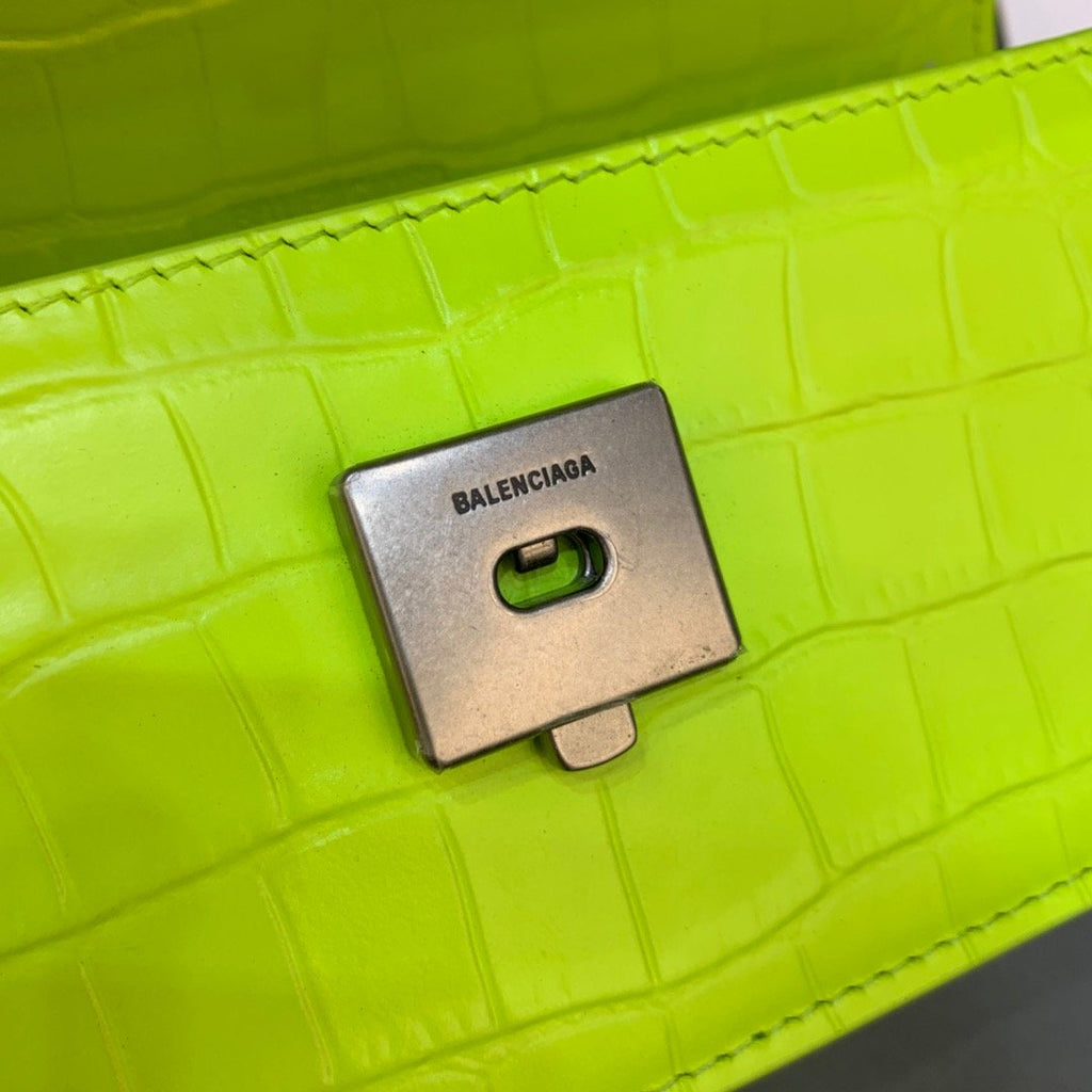 BLN-Ciaga Gossip Small On Chain Shoulder Bag Green Neon, For Women,  Bags 7.4in/19LO