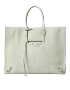 Blnciaga Chic Python Leather Tote in  & Women's yellow