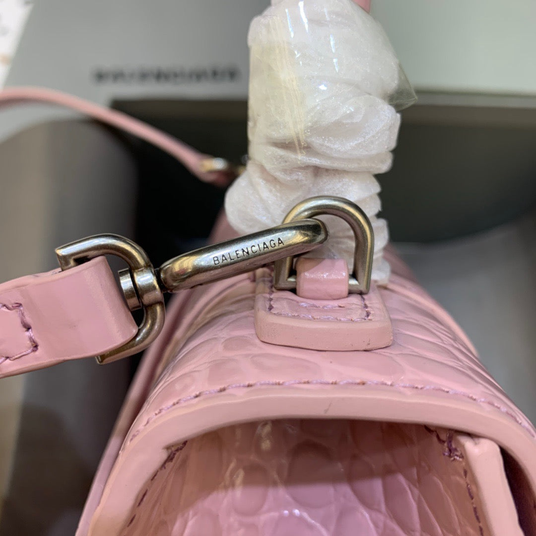BLN-Ciaga Hourglass Small Handbag In Pink, For Women,  Bags 9in/23LO 5935461LR6Y5906
