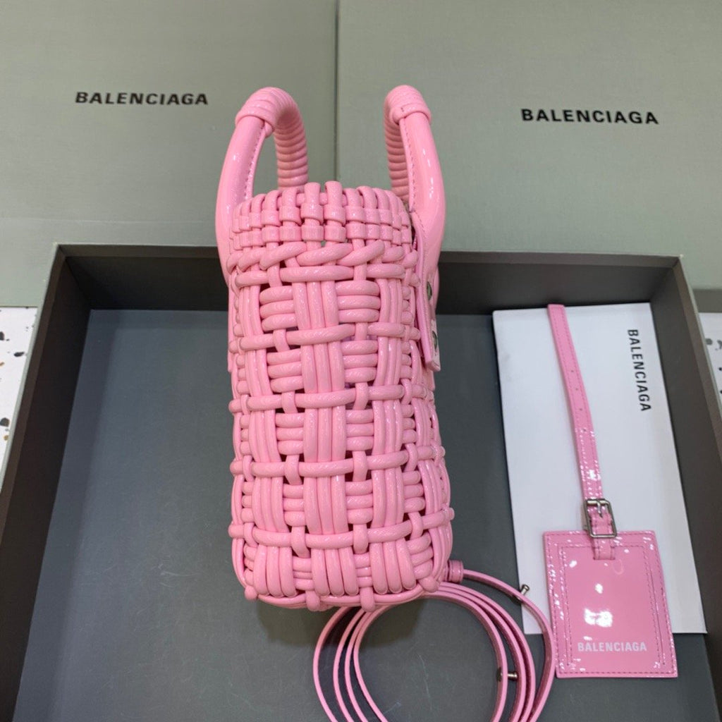 BLN-Ciaga Bistro XS Basket With Strap In Pink, For Women,  Bags 16.1in/41LO