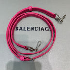 BLN-Ciaga Le Cagole Medium Bucket Bag In Dark Pink, For Women,  Bags 11.8in/30LO