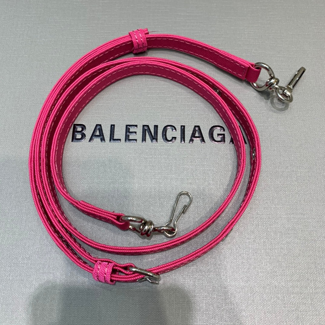 BLN-Ciaga Le Cagole Medium Bucket Bag In Dark Pink, For Women,  Bags 11.8in/30LO
