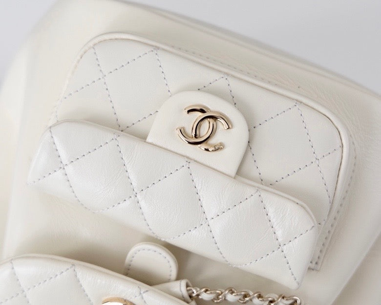 CHL -  Backpack White For Women 7 in/18LO