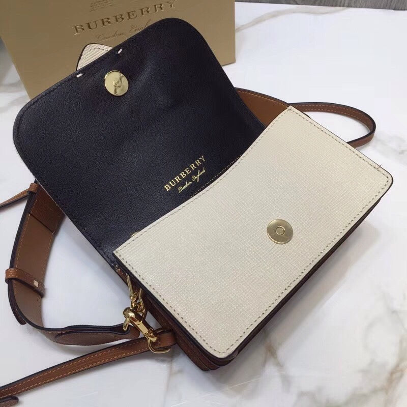 B-Berry - BB  The Small Buckle Bag In House Check Beige For Women, Bags 7.5in/19LO