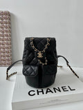 CHL - Medium BackPack Bag Black For Women Bags 9.8in/25LO