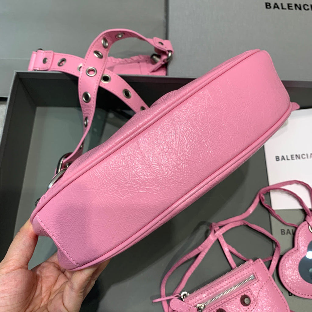 BLN-Ciaga Le Cagole XS Shoulder Bag In Light Pink, For Women,  Bags 10.2in/26LO 6713091VG9Y5906