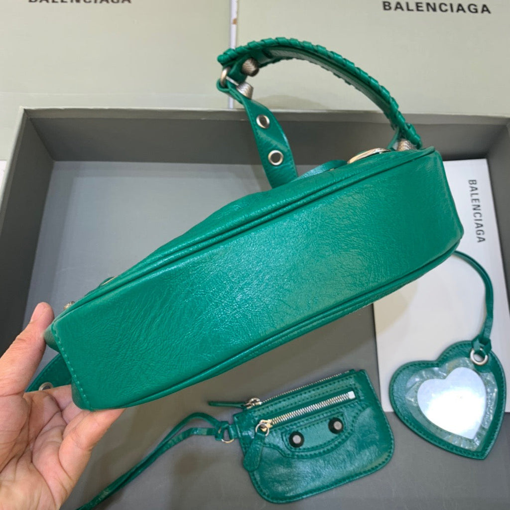 BLN-Ciaga Le Cagole XS Shoulder Bag In Green, For Women,  Bags 10.2in/26LO