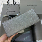 BLN-Ciaga Hourglass Small Handbag In Grey, For Women,  Bags 9in/23LO