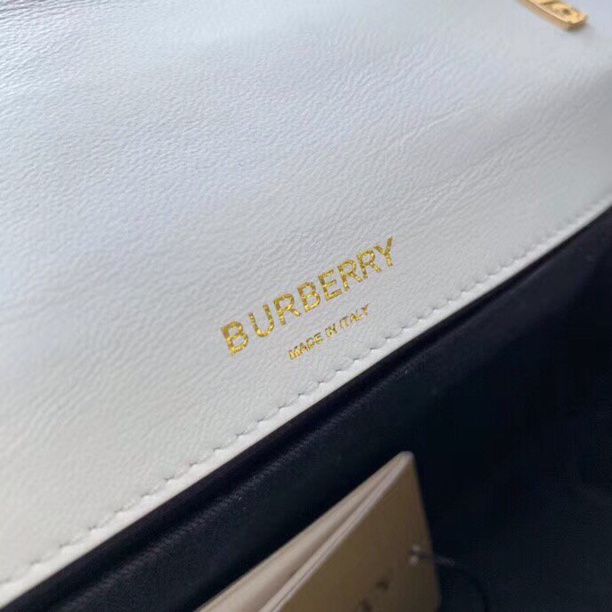 BB Quilted Medium Lola Bag Monogram White For Women, Bags 11in/28LO 80211061