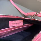 BLN-Ciaga Le Cagole Mini Bag With Chain In Pink, For Women,  Bags 8.2in/21LO 69581423EBY5812