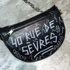 BLN-Ciaga Souvenir XS Belt Bag In Black, For Women,  Bags 9.5in/24LO